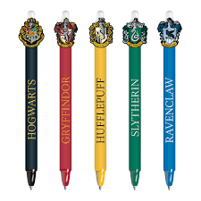 Erasable Gel Pen - Hogwarts House Crests