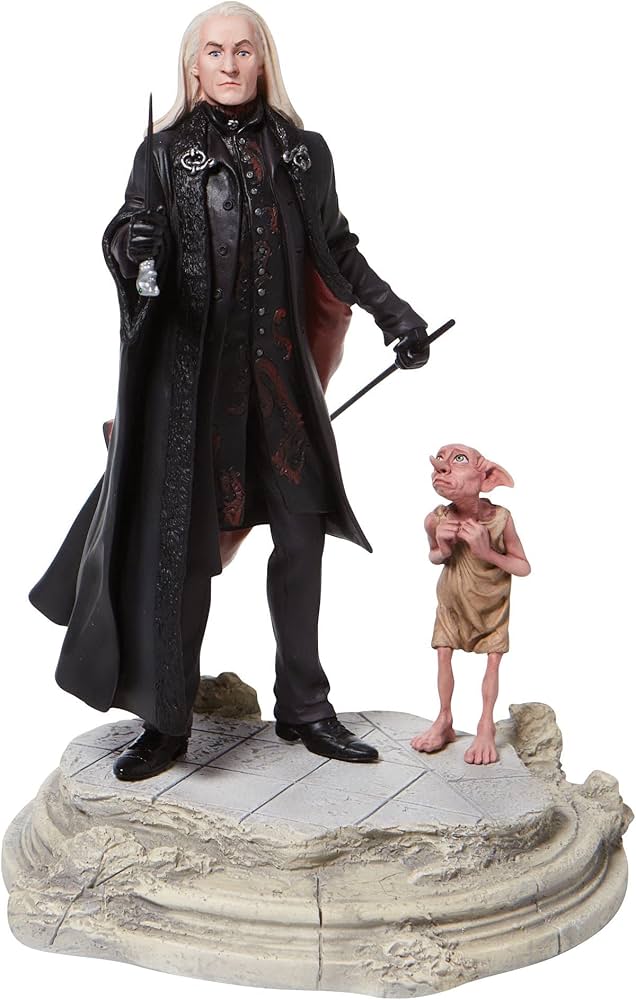 Lucius Malfoy with Dobby Replica Figurine