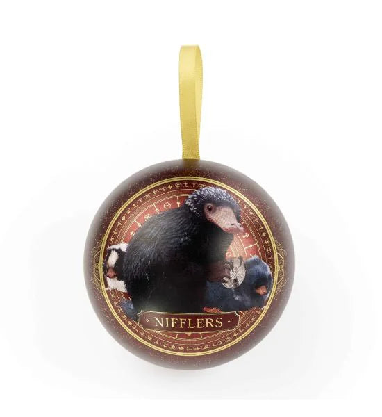 Niffler Christmas Tin Bauble with Necklace Gift Set