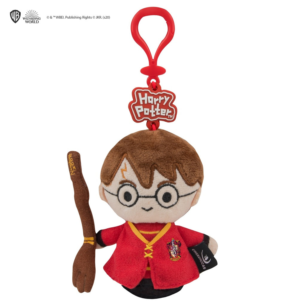 Plush Quidditch Harry Keyring