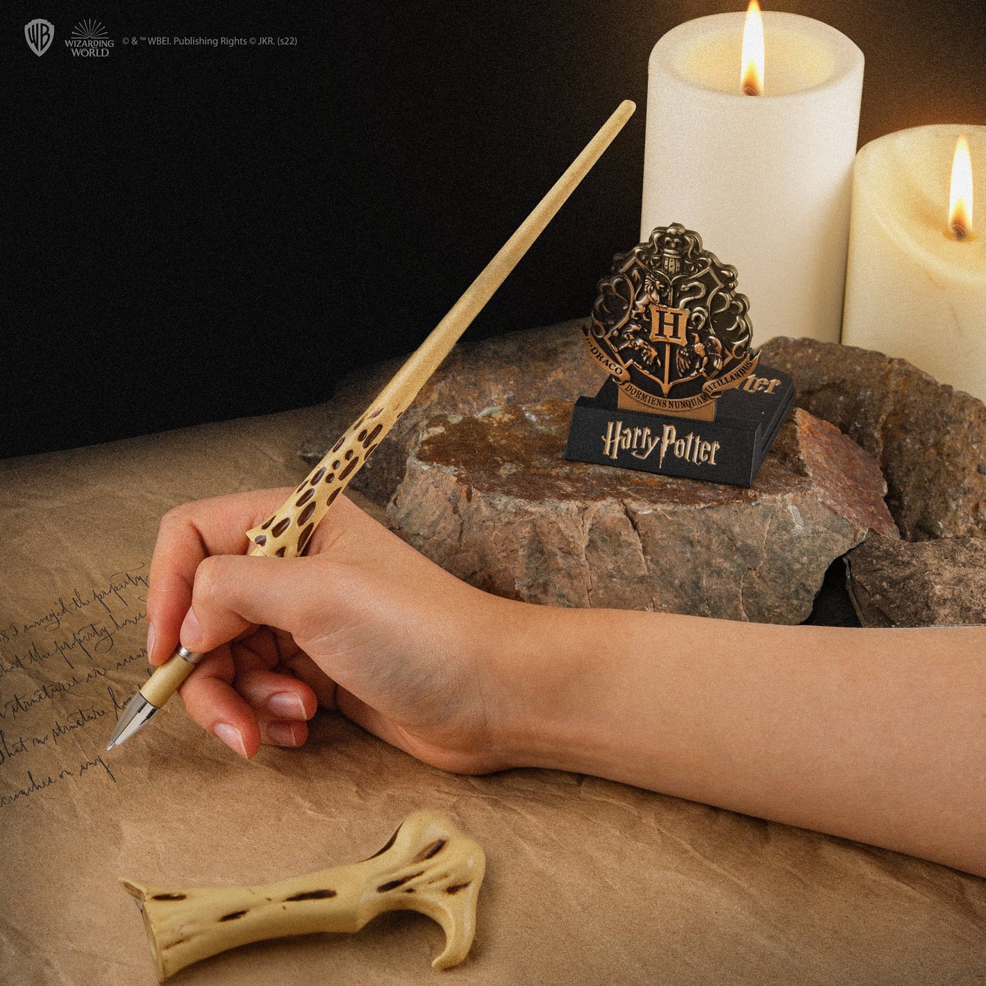 Voldemort Wand Pen and Wand Stand with Bookmark