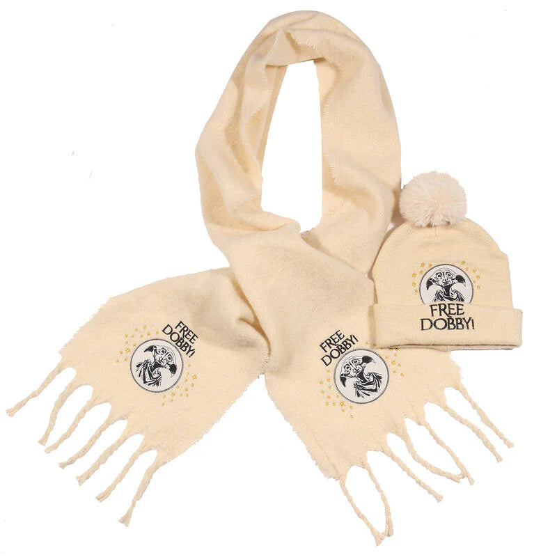 Free Dobby Beanie and Scarf Set