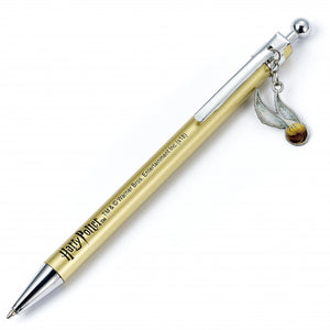 Golden Snitch Pen with Charm