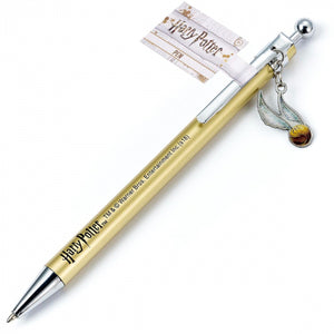 Golden Snitch Pen with Charm