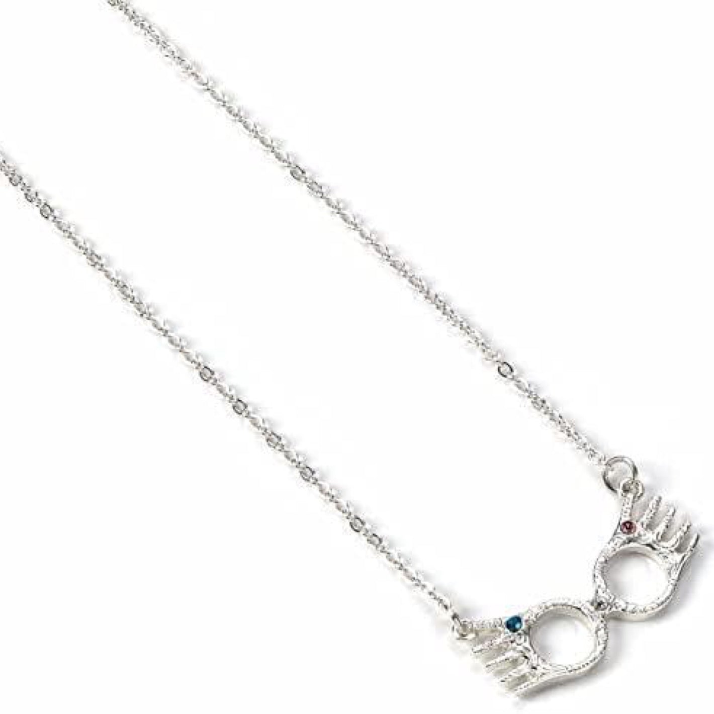 Luna Lovegood Glasses Necklace- Silver