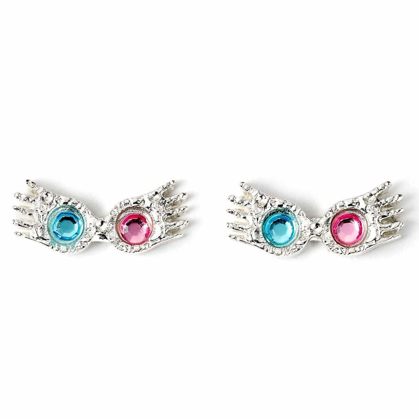 Luna Lovegood Glasses Silver Stud Earrings