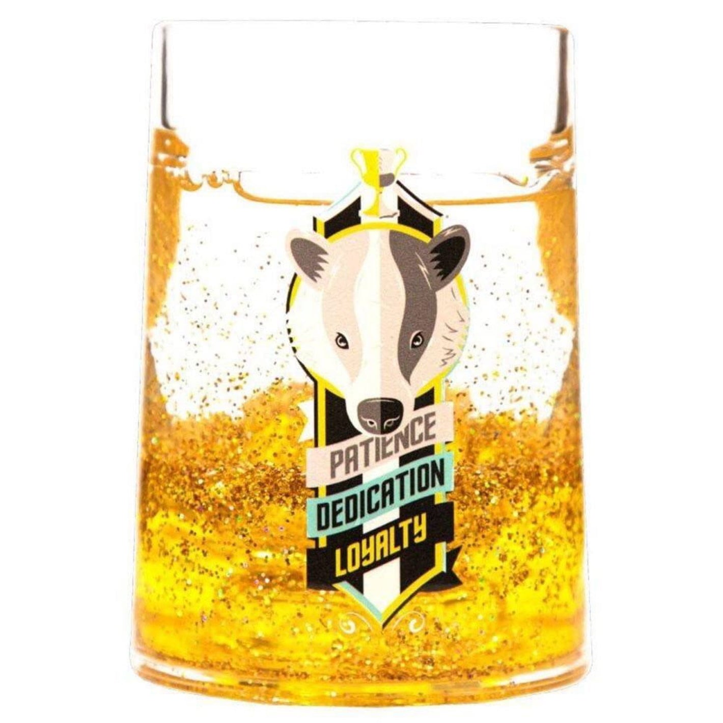 Hufflepuff glitter tumbler