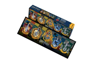 Hogwarts House Crests Slim 1000 Piece Puzzle