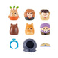 Squishmallows Squish-a-Longs Harry Potter 1-Inch Mini Figure 6-Pack