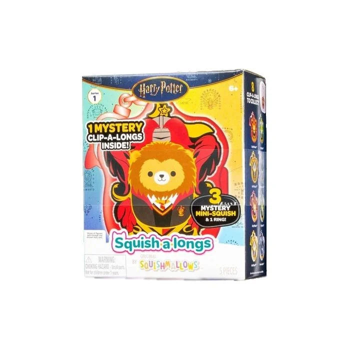 Squishmallows Squish-A-Longs Clip-A-Longs Harry Potter Mystery Mini-Squish Series 1 Blind Box