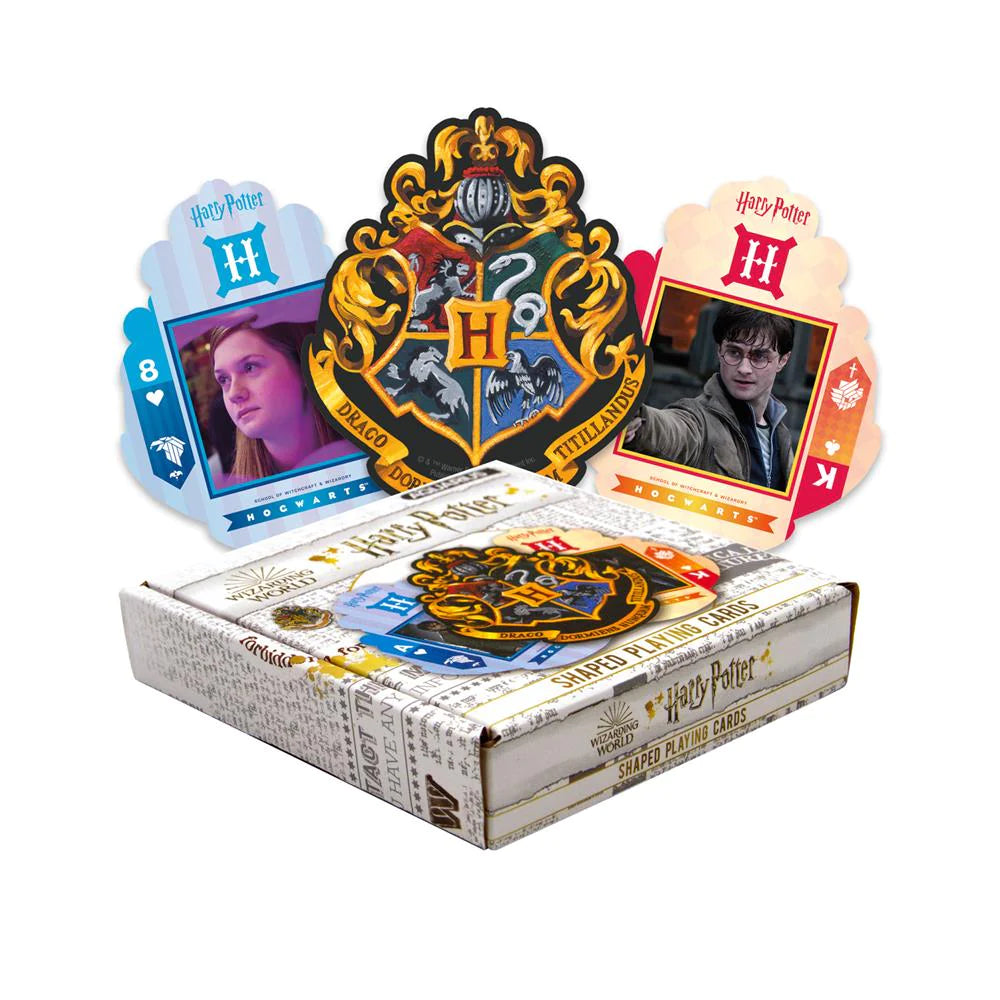 Hogwarts Crest Shaped Playing Cards