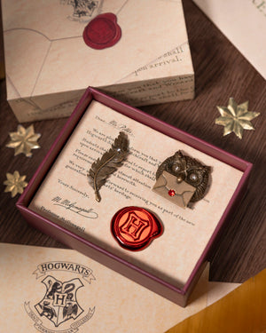 Hogwarts: Acceptance Letter Pin Badge Set