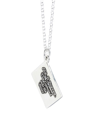 Hogwarts Acceptance Letter Necklace - Sterling Silver