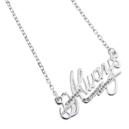 Always Necklace - Sterling Silver Embellished with Crystals