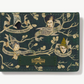 Black Family Tapestry Leather Card Holder