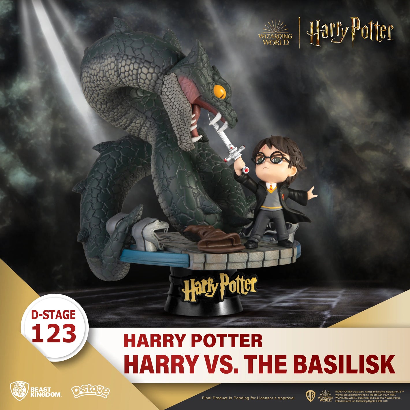 Beast Kingdom DStage Harry Potter vs the Basilisk Collectible Figure