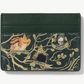 Black Family Tapestry Leather Card Holder