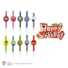 Character Birthday Candles - Set of 11