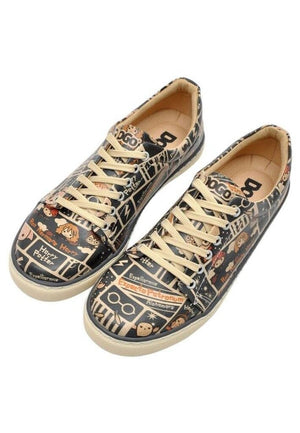 Chibi Expecto Patronum Women's Vegan Leather Multicolor Sneakers