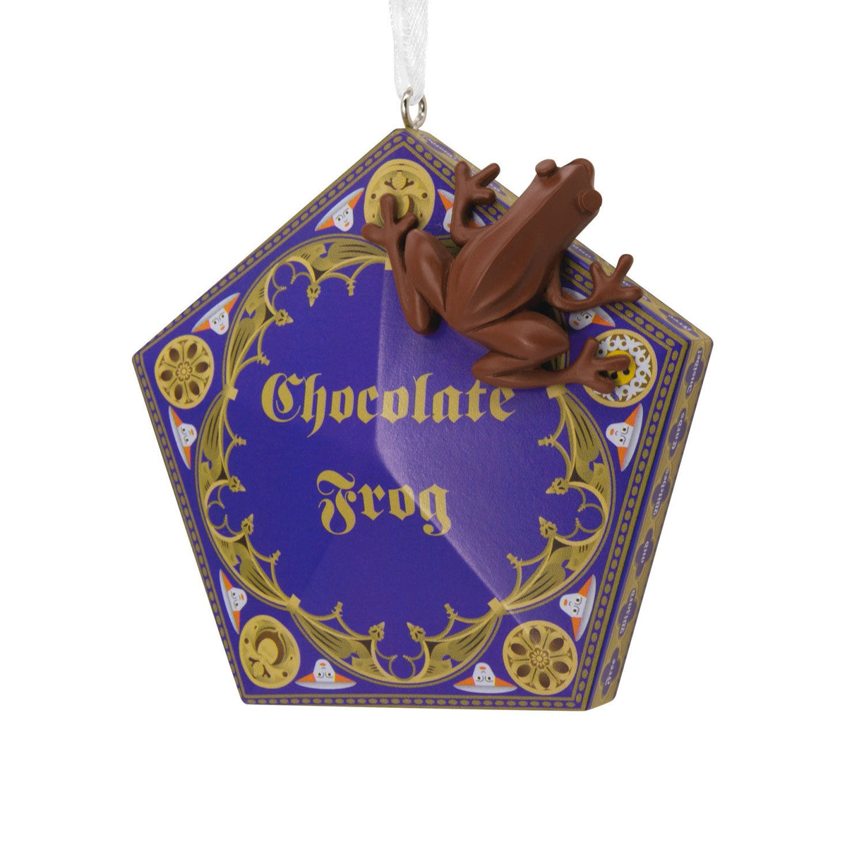 Additional view of Chocolate Frog Christmas Ornament.