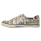 Daily Prophet Men's Vegan Leather Printed Sneakers