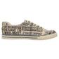 Daily Prophet Men's Vegan Leather Printed Sneakers