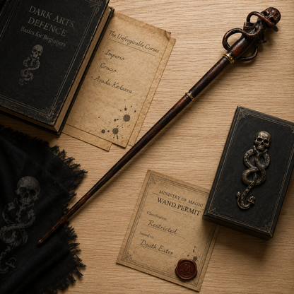 Death Skull Swirl Wand Replica