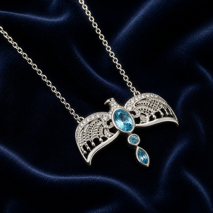 Ravenclaw Diadem Necklace - Sterling Silver with Crystals
