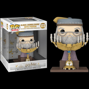 Dumbledore with Podium Pop! Deluxe Vinyl #172