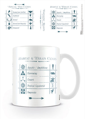 Fantastic Beasts Habitat & Terrain Codes Mug