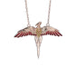Fawkes Necklace - Rose Gold Plated Sterling Silver Embellished with Crystals