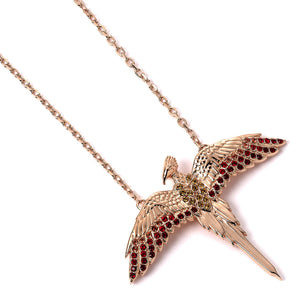 Fawkes Necklace - Rose Gold Plated Sterling Silver