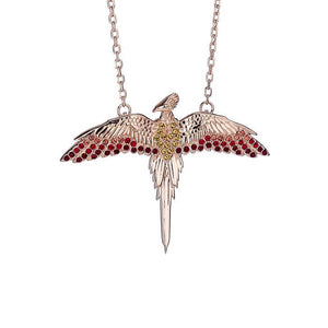 Fawkes Sterling Silver Rose Gold Plated Necklace