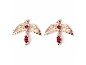 Fawkes Sterling Silver Stud Earrings with Crystals