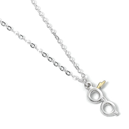 Lightning Bolt & Glasses Necklace