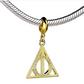 Deathly Hallows Slider Charm - Gold Plated Sterling Silver Embellished with Crystal