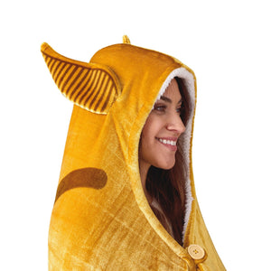 Golden Snitch Hooded Blanket