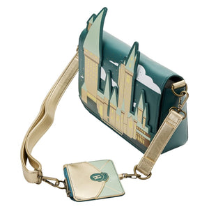 Golden Hogwarts Crossbody with Pouch