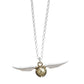 Golden Snitch Charm Necklace in Sterling Silver