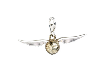 Golden Snitch Clip Charm - Gold Plated Sterling Silver