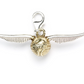 Golden Snitch Clip Charm - Gold Plated Sterling Silver