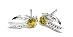 Golden Snitch Stud Earrings - Gold Plated Sterling Silver