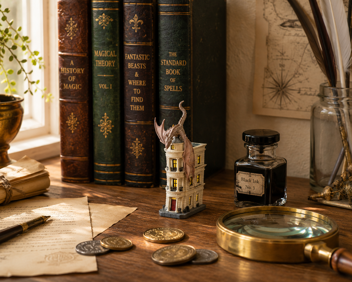 Lifestyle image of Gringotts Bank Miniature Figurine