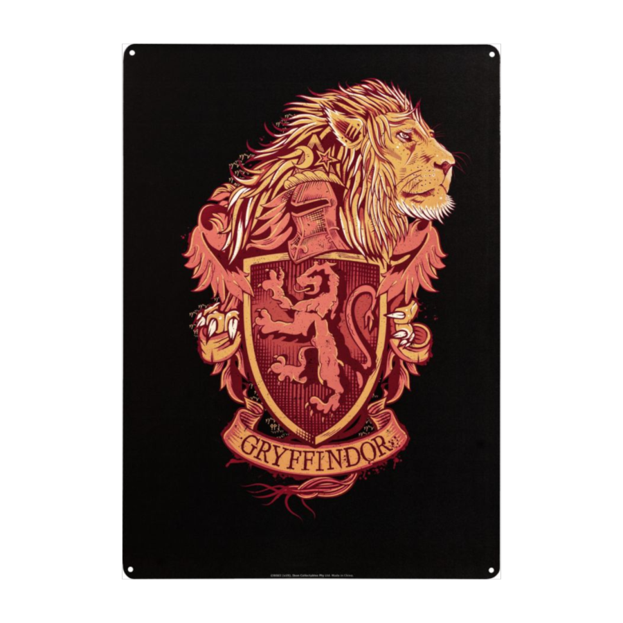 Gryffindor A3 Tin Sign