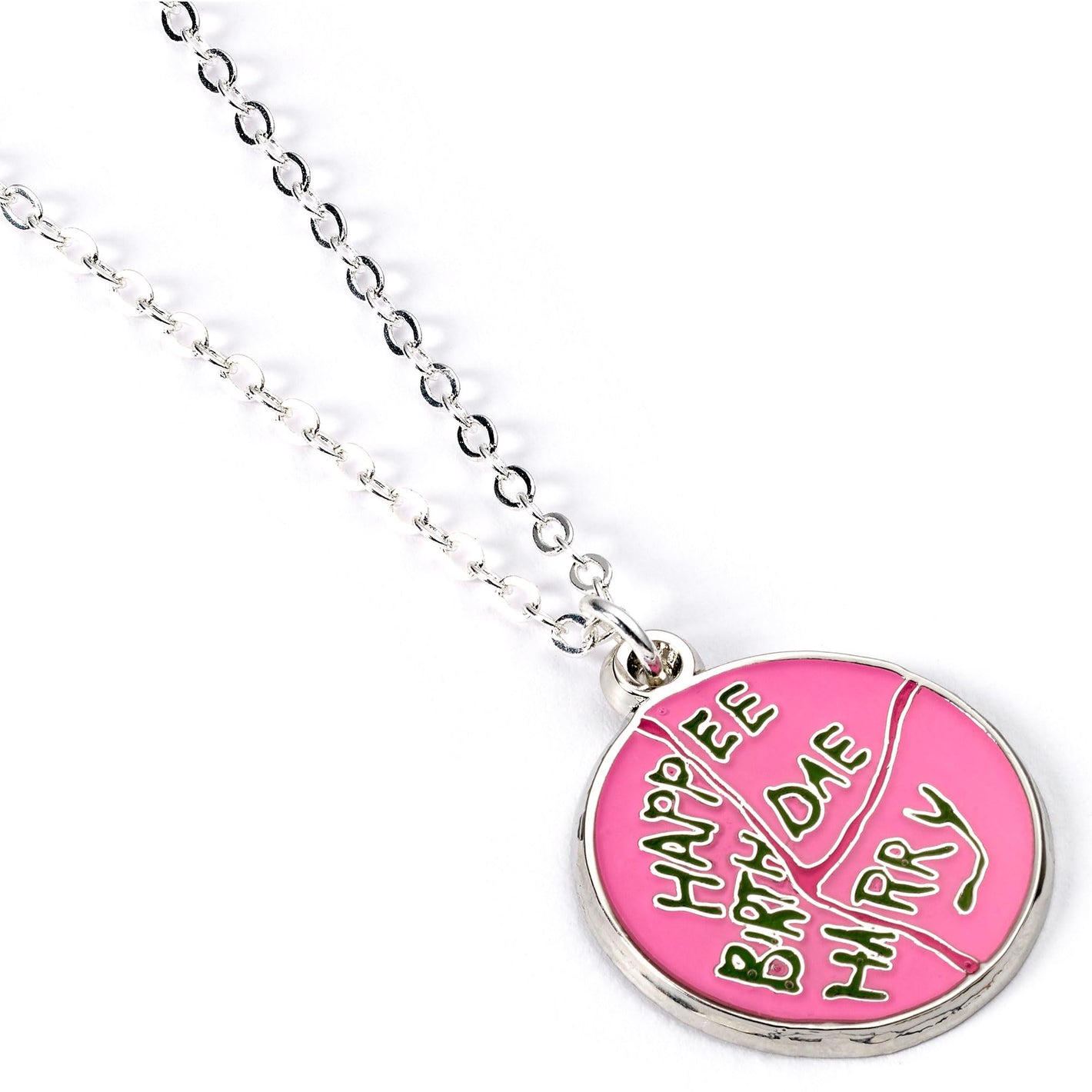 Happee Birthdae Harry Cake Necklace