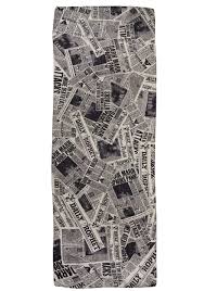 Daily Prophet Newspaper Print Lightweight Scarf