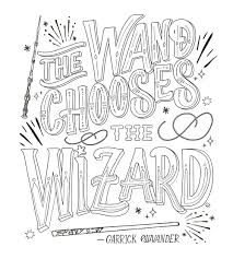 Harry Potter - Magical Words Colouring Book