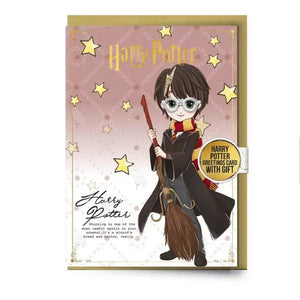Harry Potter Card with Glasses Pin