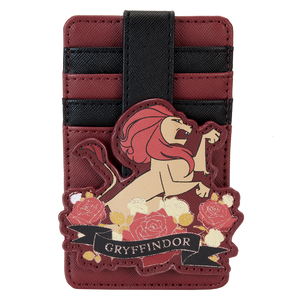 Gryffindor House Floral Tattoo Card Holder by Loungefly