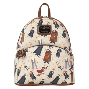 Hogwarts All-Over Print Mini Backpack by Loungefly